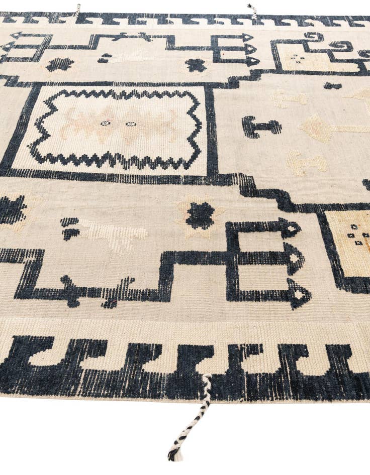 Detail image of 8' 2 x 10' 5  Hand Knotted Moroccan Wool Rug