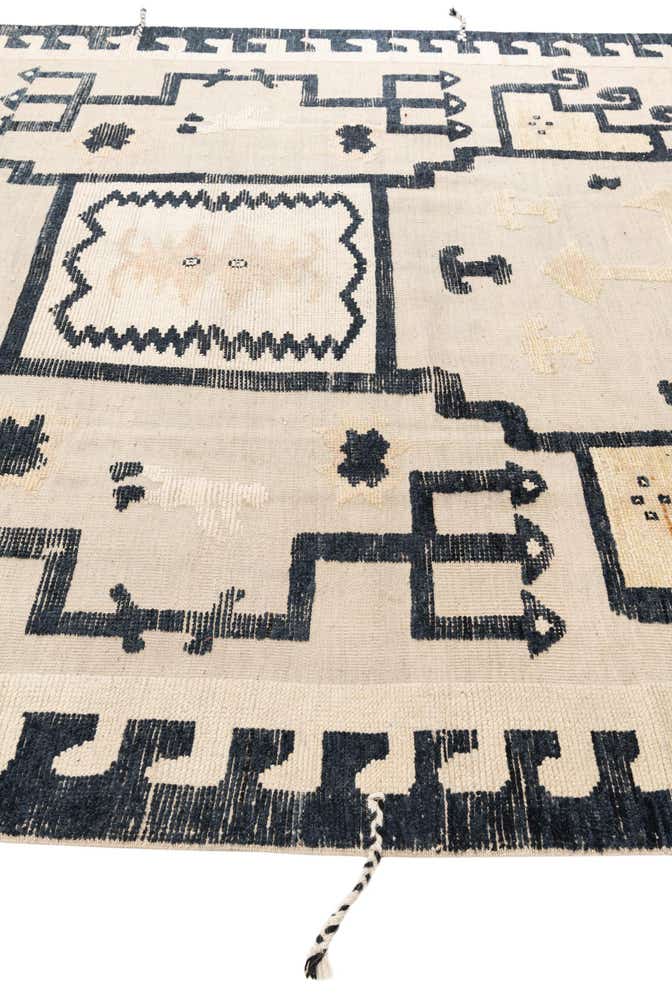 8' 2 x 10' 5 Hand Knotted Moroccan Wool Rug