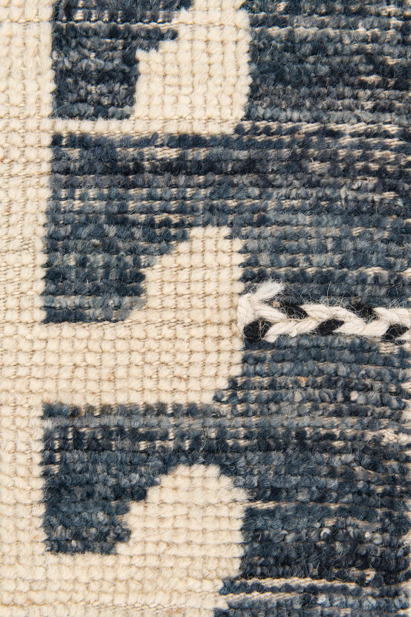 8' 2 x 10' 5 Hand Knotted Moroccan Wool Rug