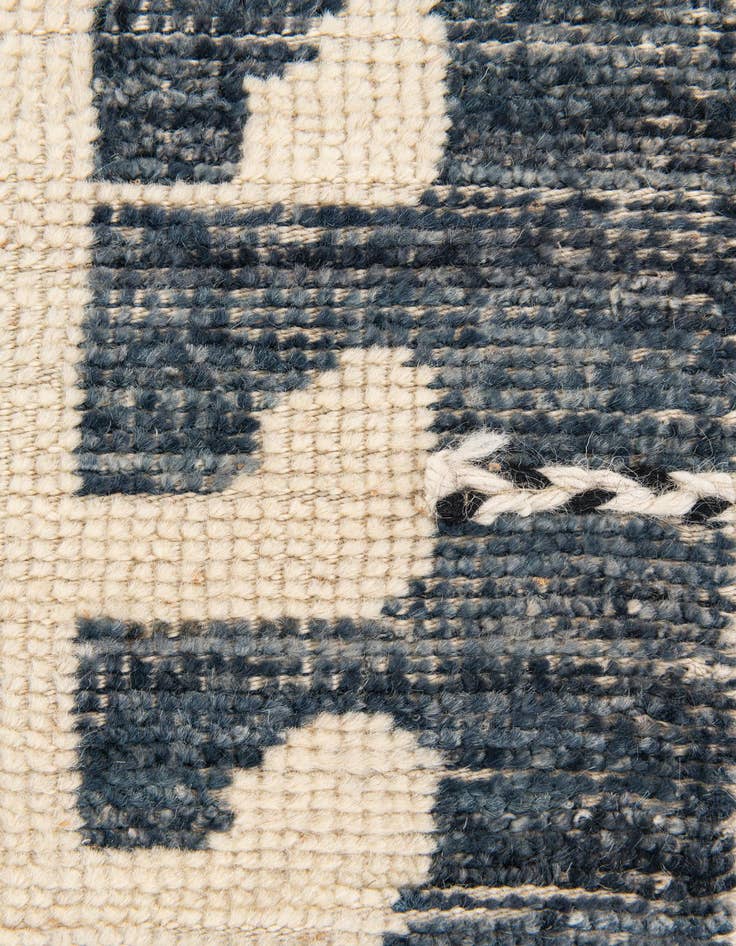 Detail image of 8' 2 x 10' 5  Hand Knotted Moroccan Wool Rug