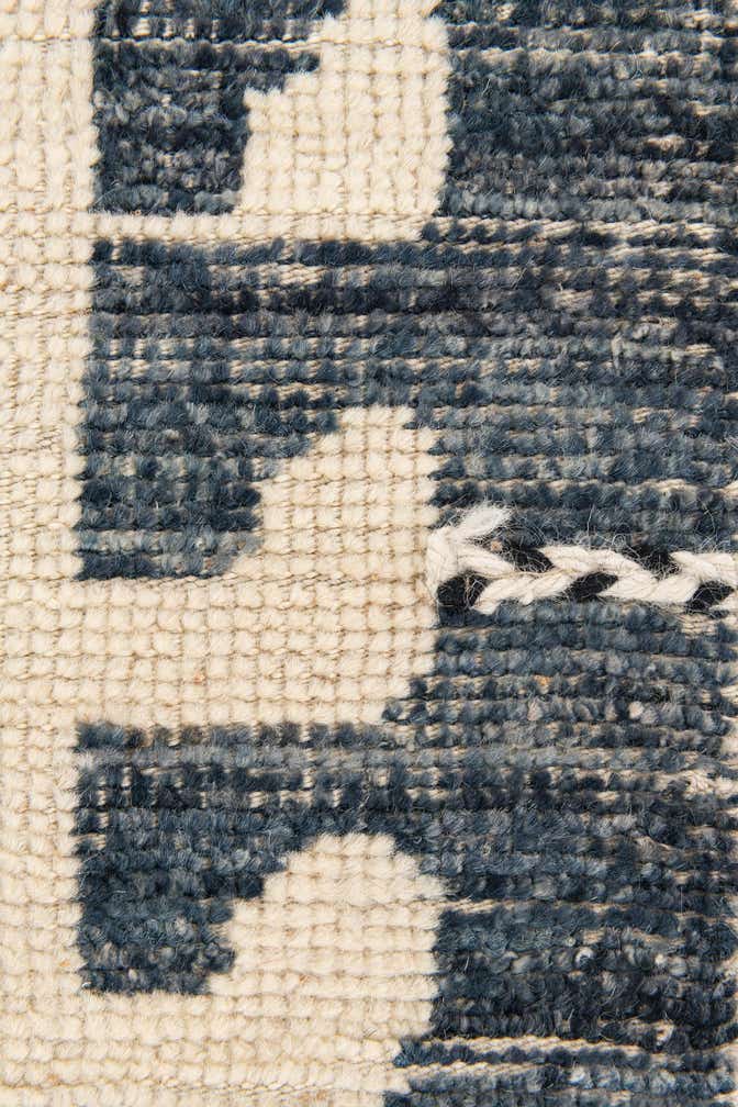 8' 2 x 10' 5 Hand Knotted Moroccan Wool Rug