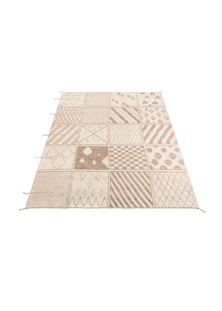 8' 8 x 10' 5 Hand Knotted Moroccan Wool Rug