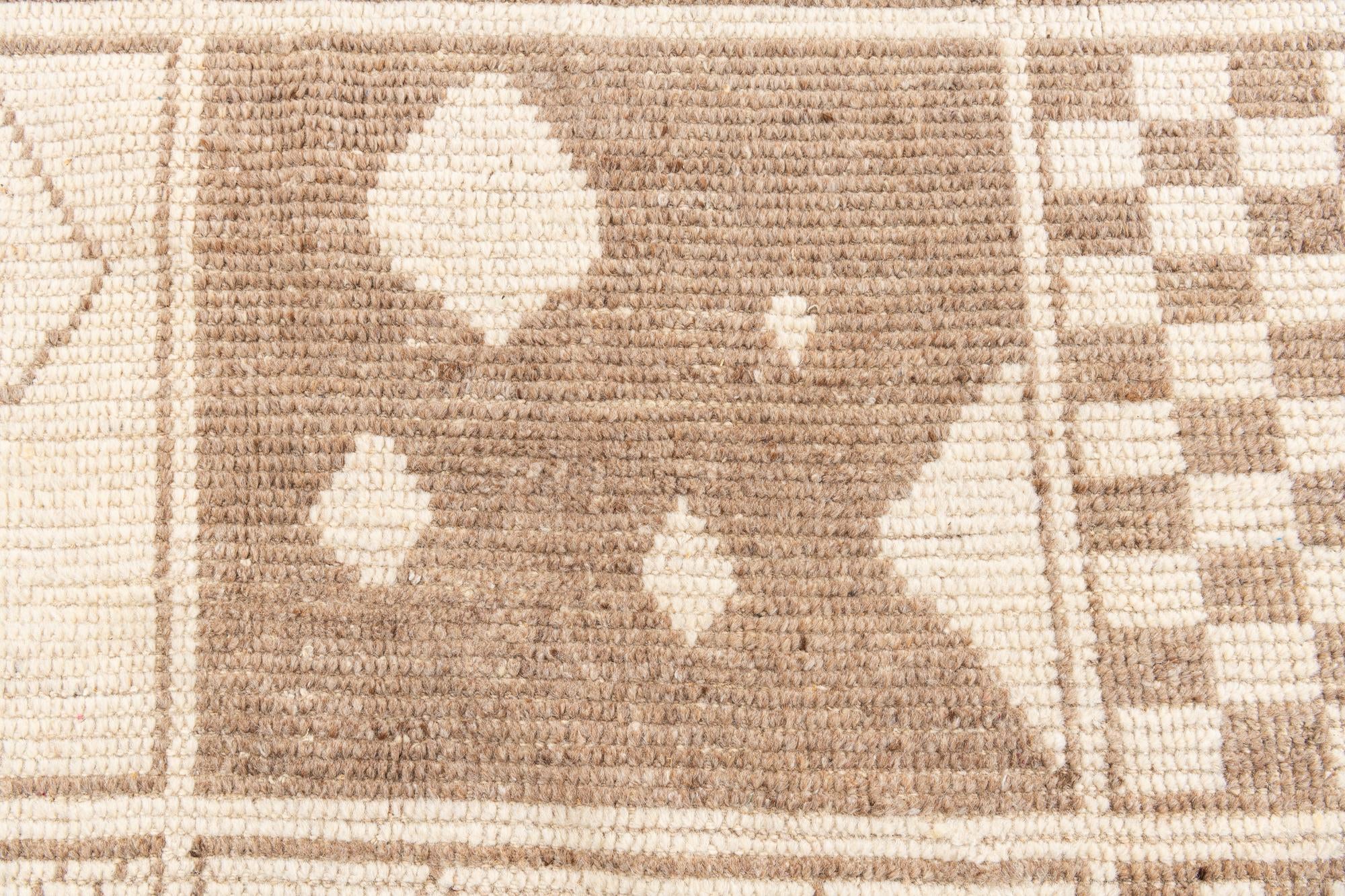 8' 8 x 10' 5 Hand Knotted Moroccan Wool Rug