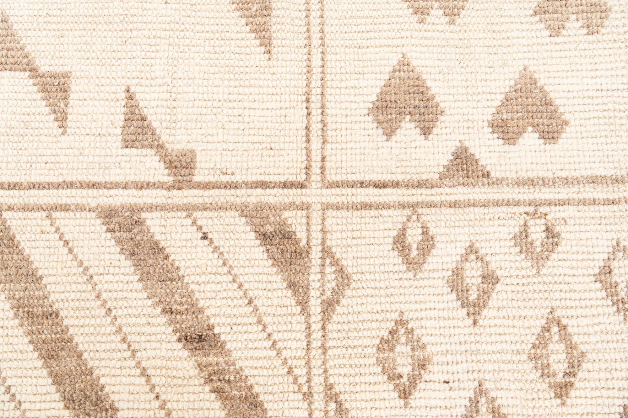 8' 8 x 10' 5 Hand Knotted Moroccan Wool Rug
