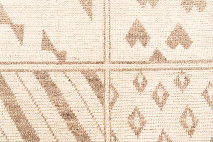 8' 8 x 10' 5 Hand Knotted Moroccan Wool Rug