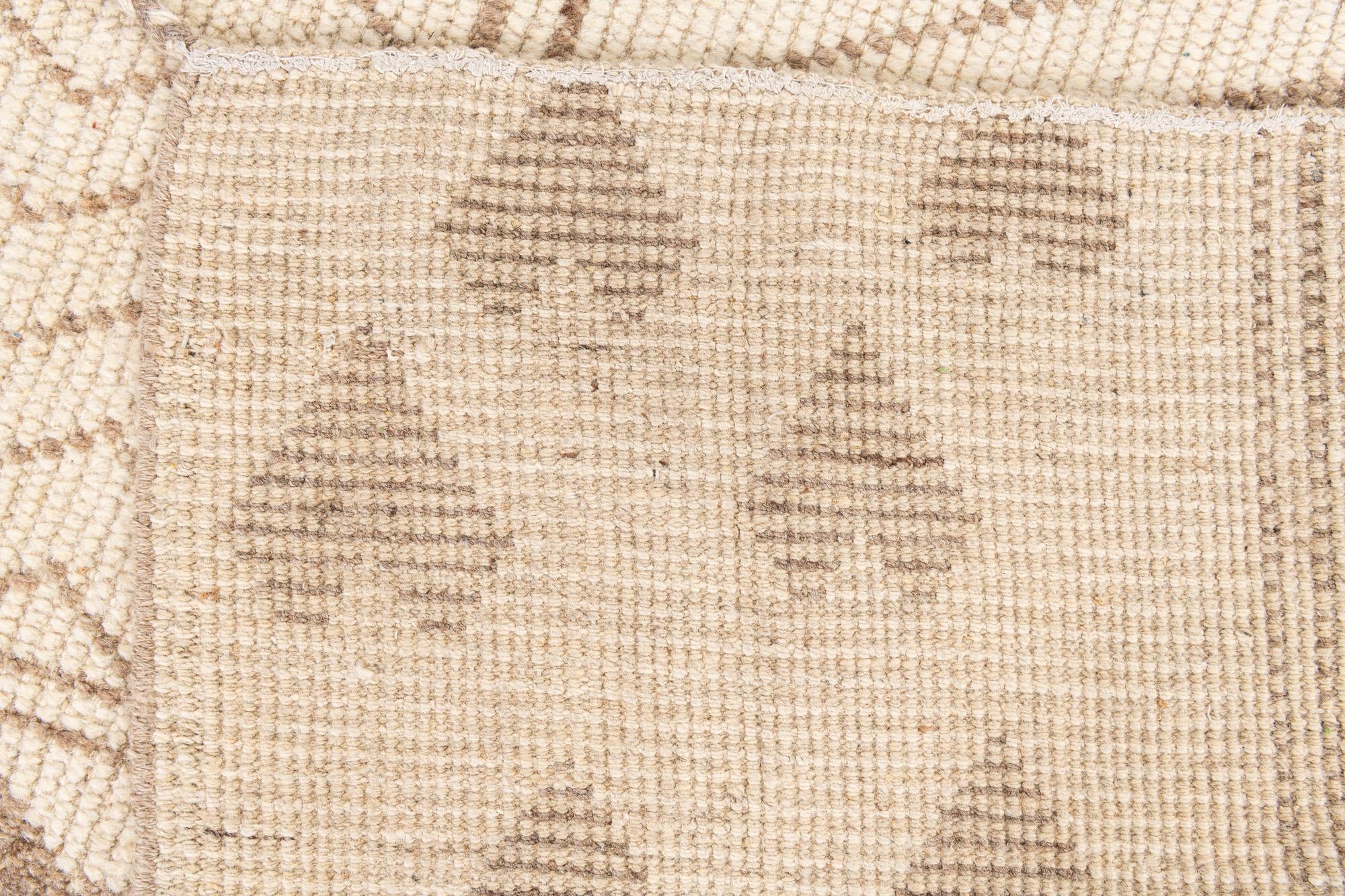 8' 8 x 10' 5 Hand Knotted Moroccan Wool Rug