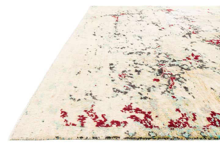 8' 8 x 12' Hand Knotted Moroccan Wool Rug