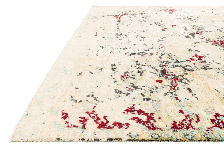 Detail image of 8' 8 x 12' Hand Knotted Moroccan Wool Rug