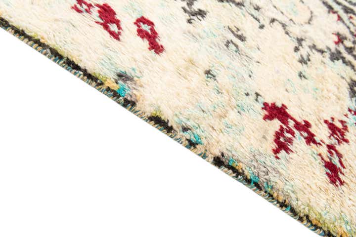 8' 8 x 12' Hand Knotted Moroccan Wool Rug