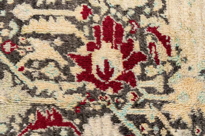 8' 8 x 12' Hand Knotted Moroccan Wool Rug