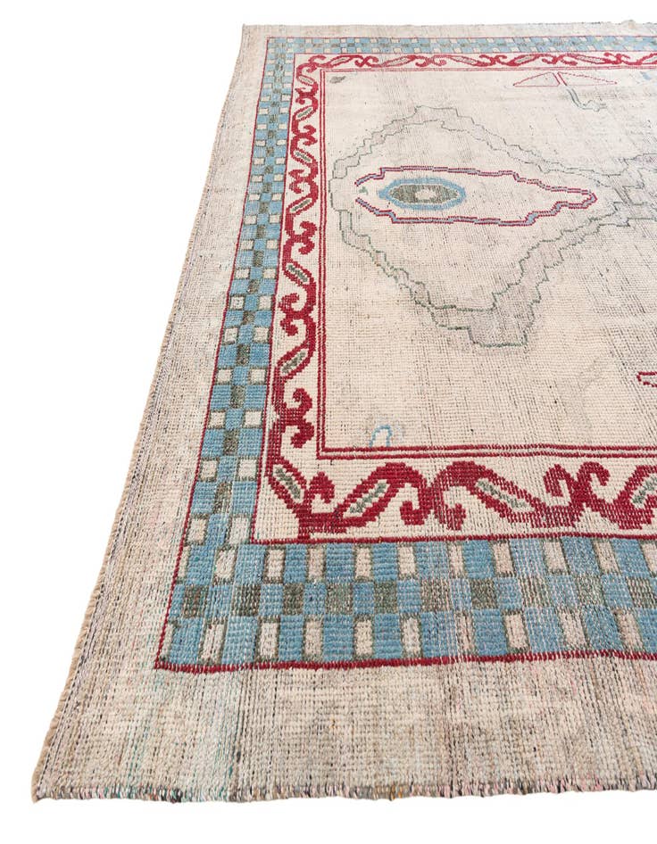 Detail image of 9' 4 x 12'  Hand Knotted Moroccan Wool Rug