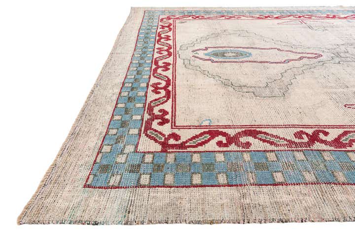 9' 4 x 12' Hand Knotted Moroccan Wool Rug