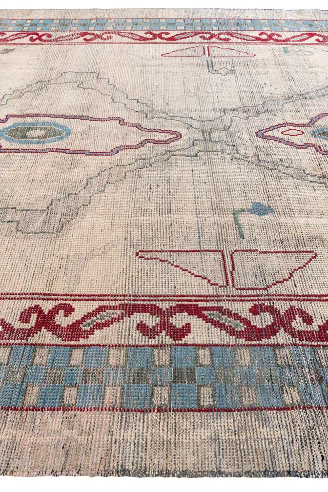 9' 4 x 12' Hand Knotted Moroccan Wool Rug