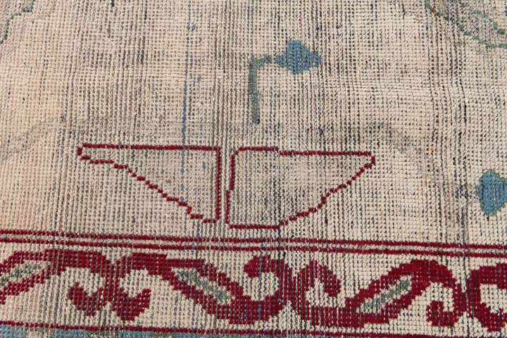9' 4 x 12' Hand Knotted Moroccan Wool Rug