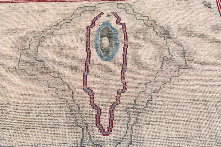 9' 4 x 12' Hand Knotted Moroccan Wool Rug