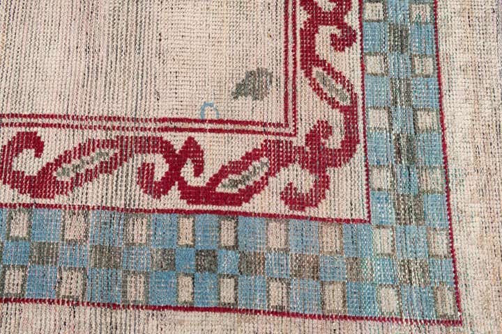 9' 4 x 12' Hand Knotted Moroccan Wool Rug