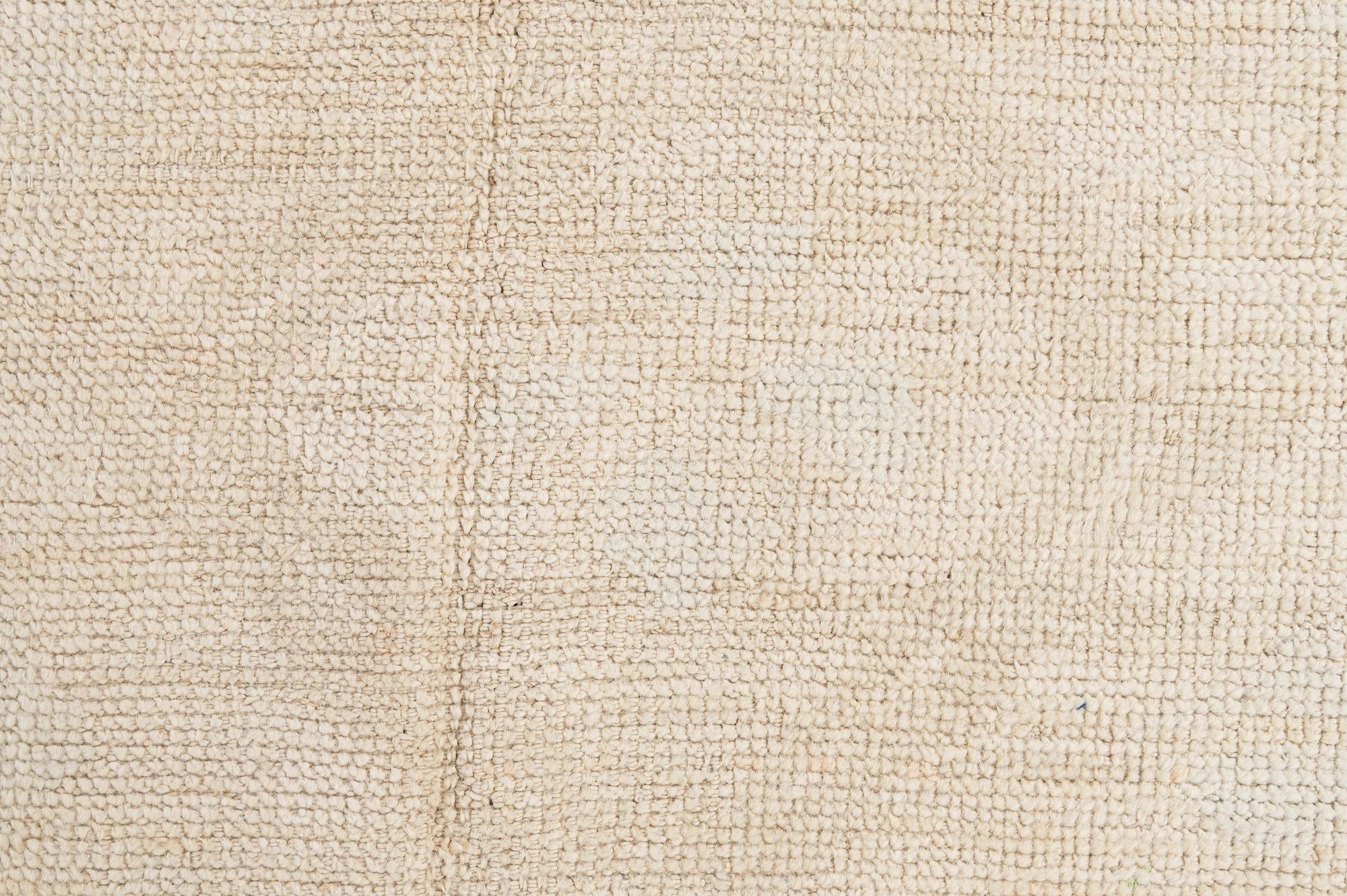 9' x 12' Hand Knotted Moroccan Wool Rug