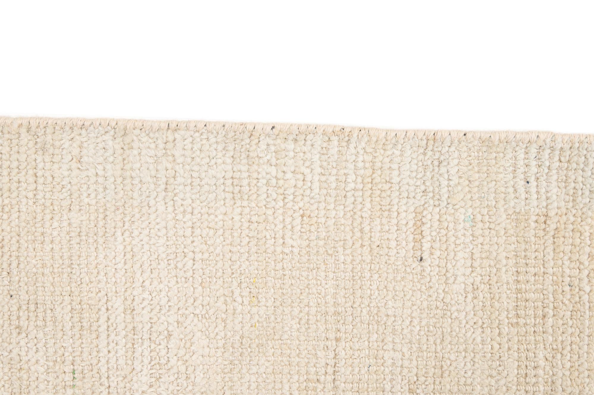 9' x 12' Hand Knotted Moroccan Wool Rug