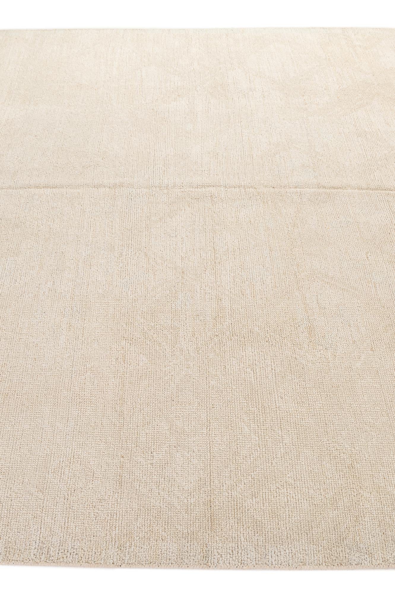 9' x 12' Hand Knotted Moroccan Wool Rug