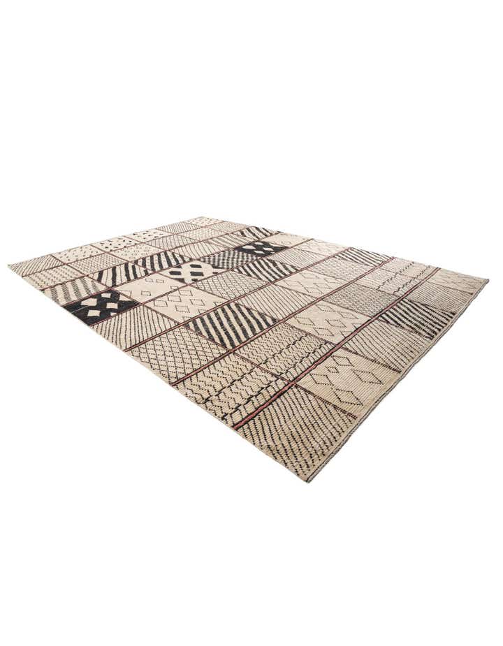 11' 3 x 15' 8 Hand Knotted Moroccan Wool Rug