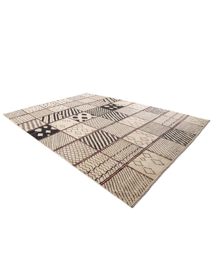 Detail image of 11' 3 x 15' 8 Hand Knotted Moroccan Wool Rug