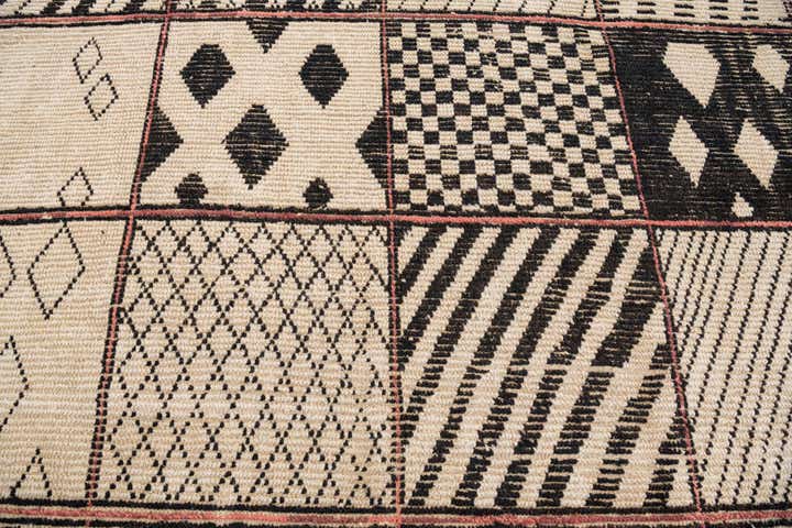 11' 3 x 15' 8 Hand Knotted Moroccan Wool Rug