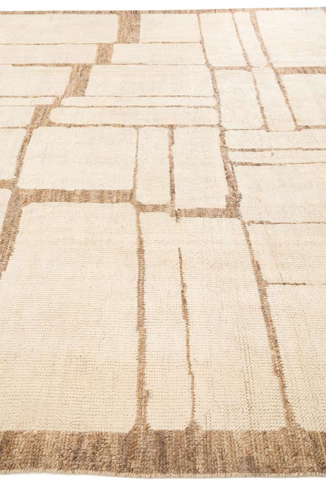 10' 6 x 14' 2 Hand Knotted Moroccan Wool Rug