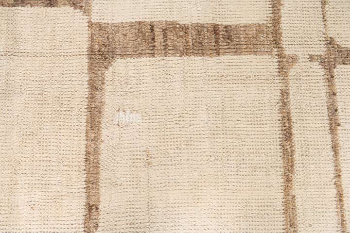 10' 6 x 14' 2 Hand Knotted Moroccan Wool Rug