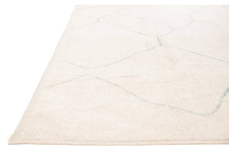 Detail image of 8' 2 x 10' 2 Hand Knotted Moroccan Wool Rug