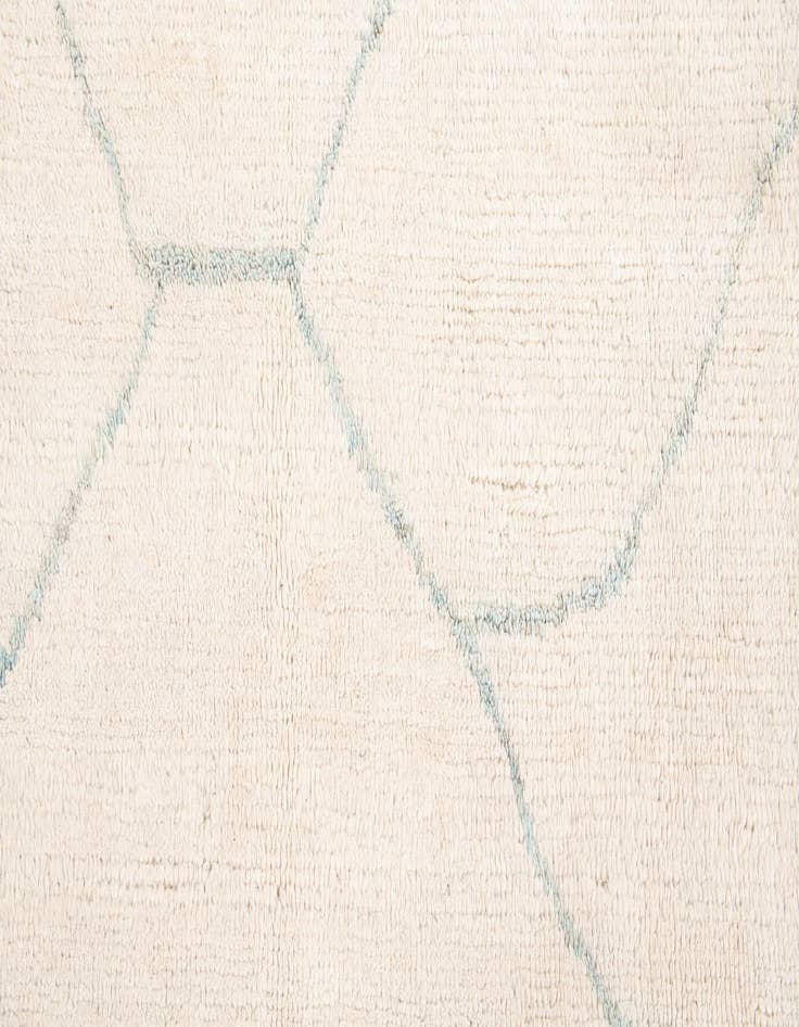 Detail image of 8' 2 x 10' 2  Hand Knotted Moroccan Wool Rug