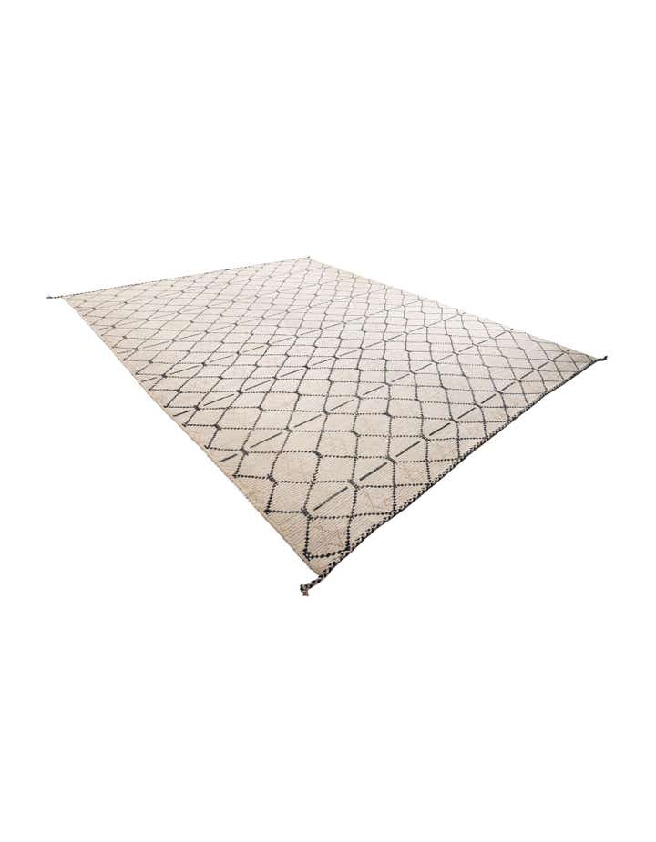 11' 10 x 14' 6 Hand Knotted Moroccan Wool Rug