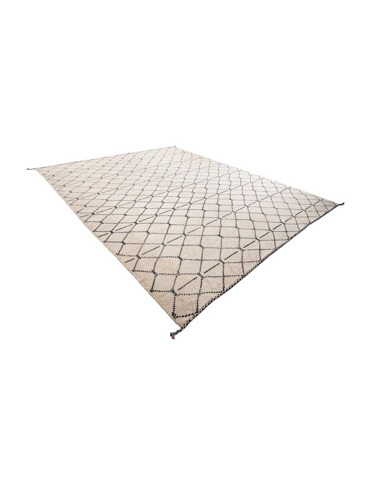 Detail image of 11' 10 x 14' 6 Hand Knotted Moroccan Wool Rug