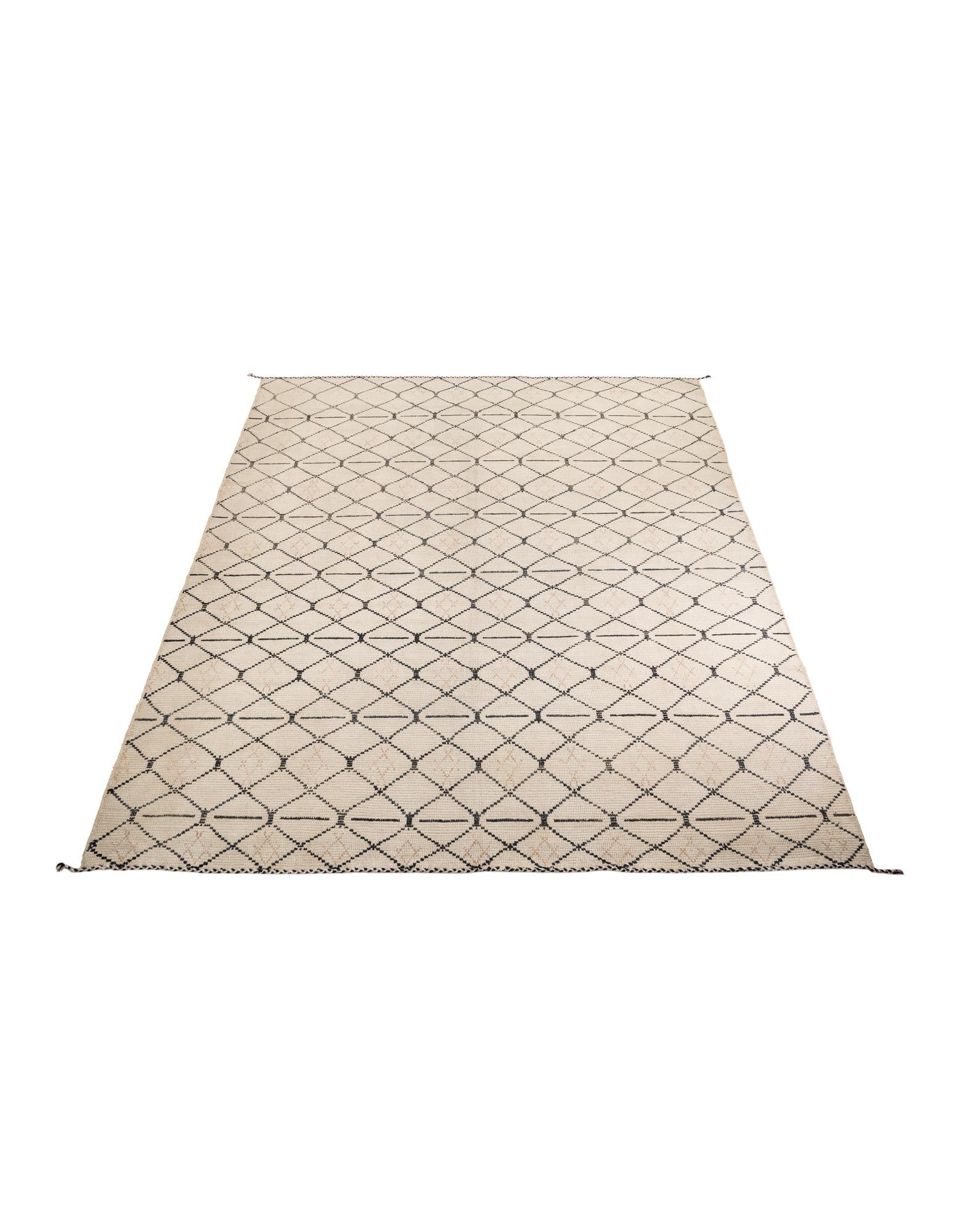 11' 10 x 14' 6 Hand Knotted Moroccan Wool Rug