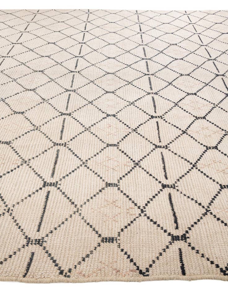 Detail image of 11' 10 x 14' 6  Hand Knotted Moroccan Wool Rug