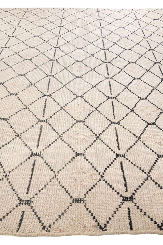 11' 10 x 14' 6 Hand Knotted Moroccan Wool Rug