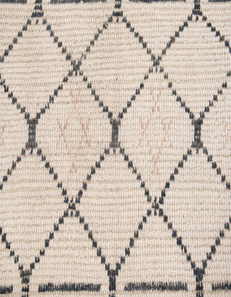 Detail image of 11' 10 x 14' 6  Hand Knotted Moroccan Wool Rug
