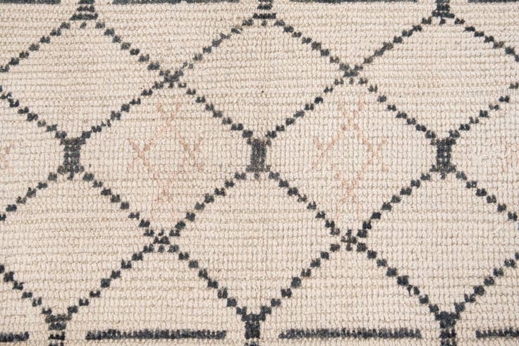 Detail image of 11' 10 x 14' 6 Hand Knotted Moroccan Wool Rug