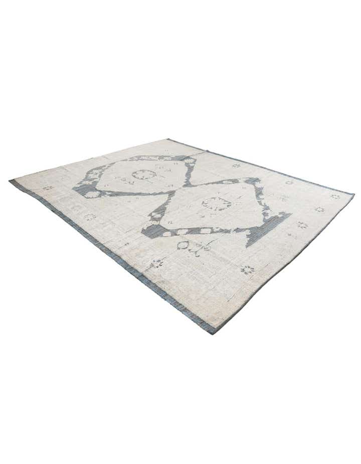 8' 1 x 9' 9 Hand Knotted Moroccan Wool Rug