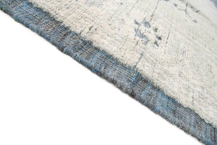 Detail image of 8' 1 x 9' 9 Hand Knotted Moroccan Wool Rug