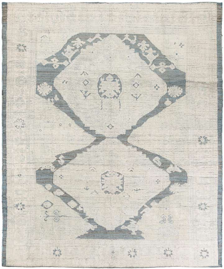 8' 1 x 9' 9 Hand Knotted Moroccan Wool Rug