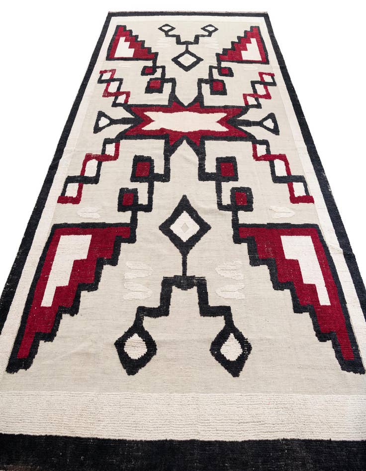 Detail image of 8' 9 x 12' 8  Hand Knotted Moroccan Wool Rug