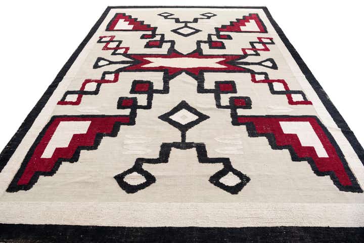 8' 9 x 12' 8 Hand Knotted Moroccan Wool Rug