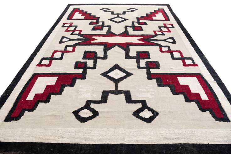Detail image of 8' 9 x 12' 8 Hand Knotted Moroccan Wool Rug