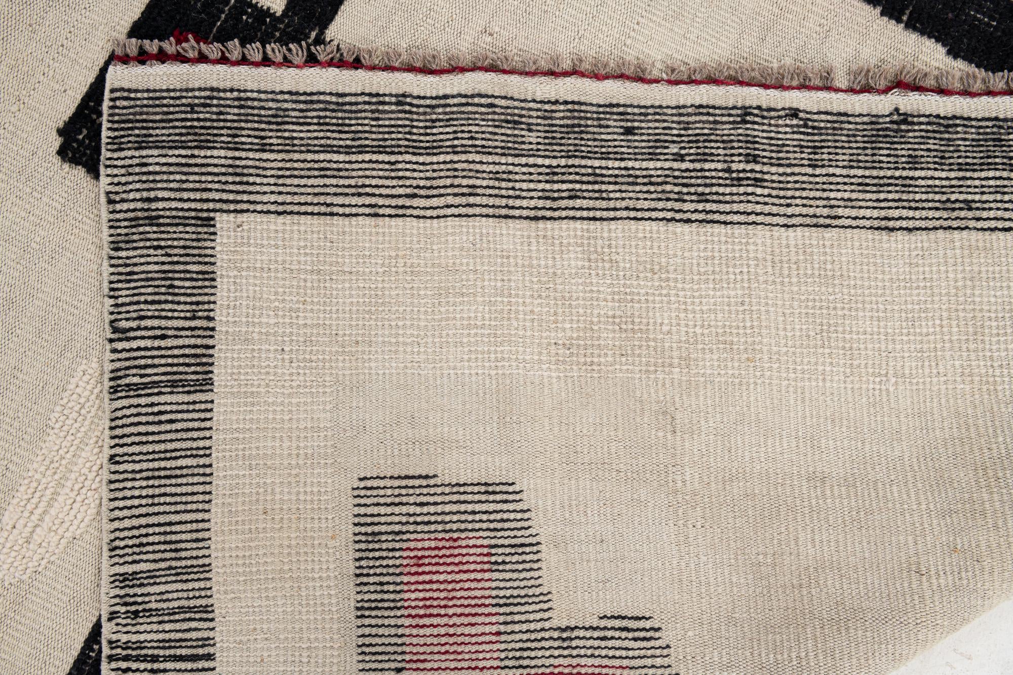 8' 9 x 12' 8 Hand Knotted Moroccan Wool Rug