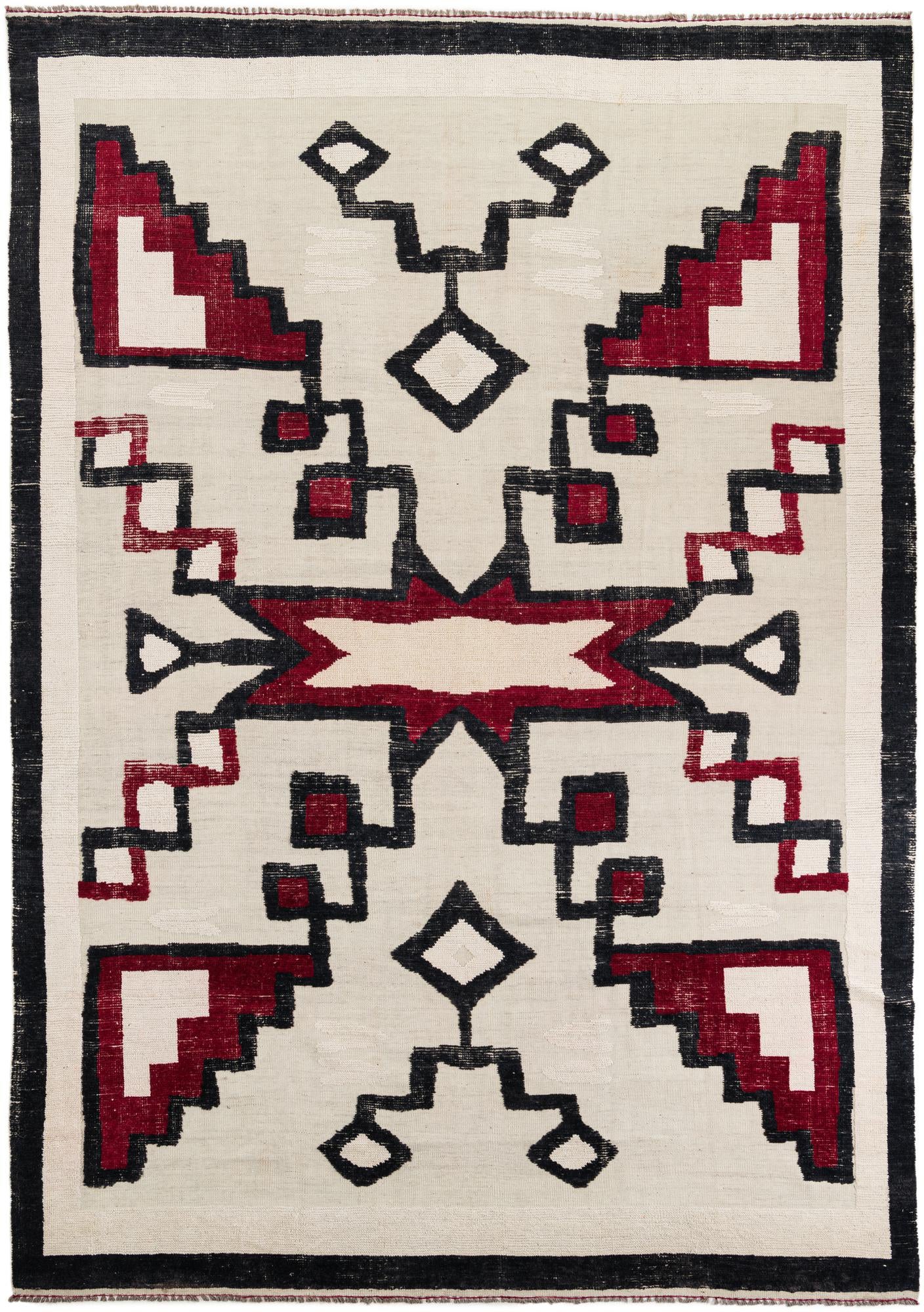 8' 9 x 12' 8 Hand Knotted Moroccan Wool Rug