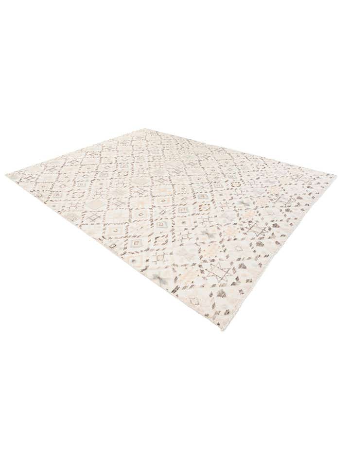 7' 10 x 10' 2 Hand Knotted Moroccan Wool Rug