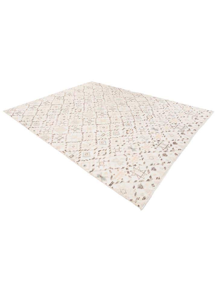 Detail image of 7' 10 x 10' 2 Hand Knotted Moroccan Wool Rug