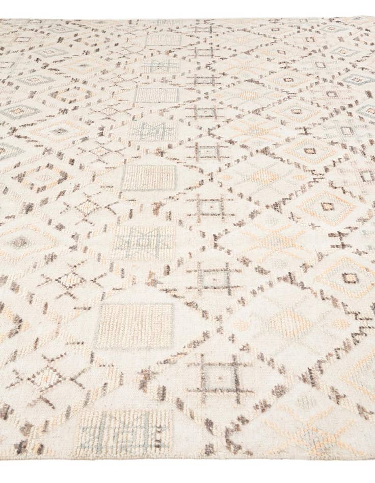 Detail image of 7' 10 x 10' 2  Hand Knotted Moroccan Wool Rug