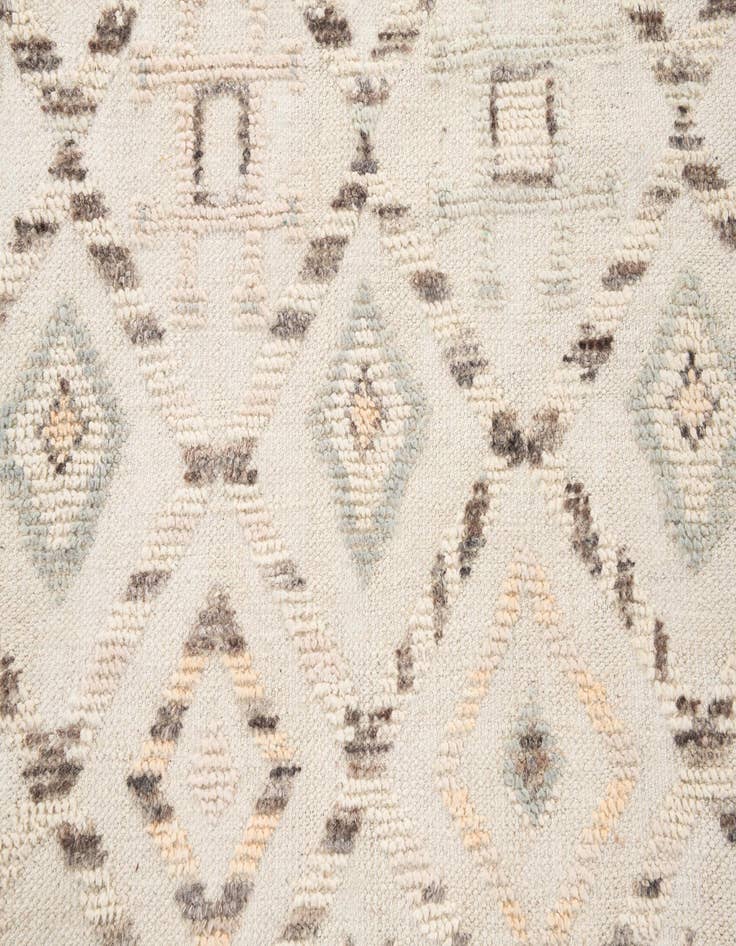 Detail image of 7' 10 x 10' 2  Hand Knotted Moroccan Wool Rug