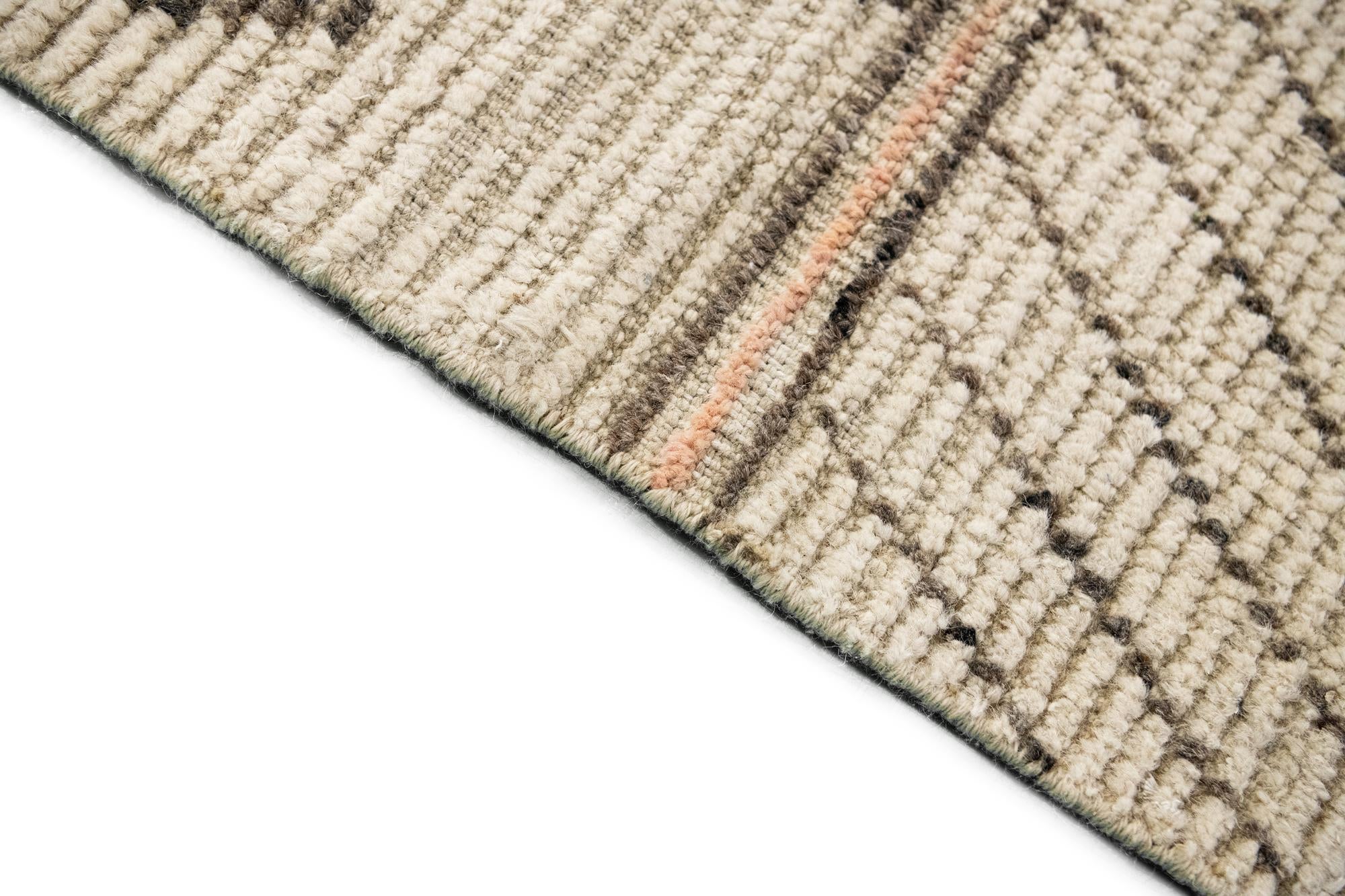 15' 5 x 24' Hand Knotted Moroccan Wool Rug